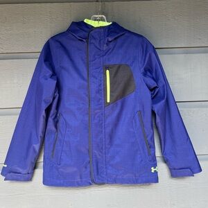 UNDER ARMOUR BLUE COLDGEAR INFRARED 3-IN-1 JACKET COAT SIZE M